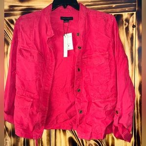 Sanctuary Women's Red Utility Jacket